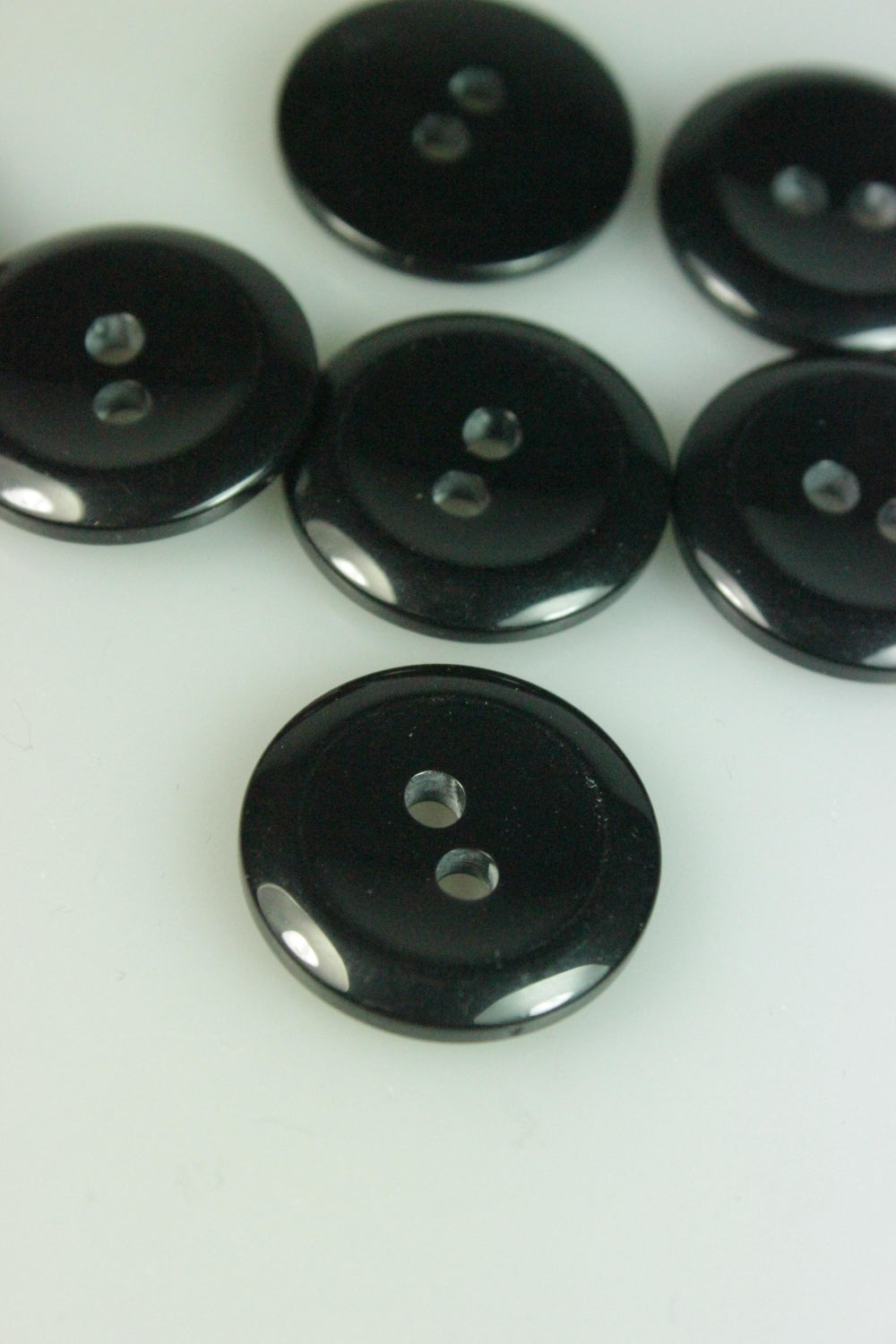 Nasturi De Plastic, 22mm, Negru