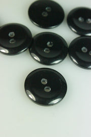 Nasturi De Plastic, 22mm, Negru
