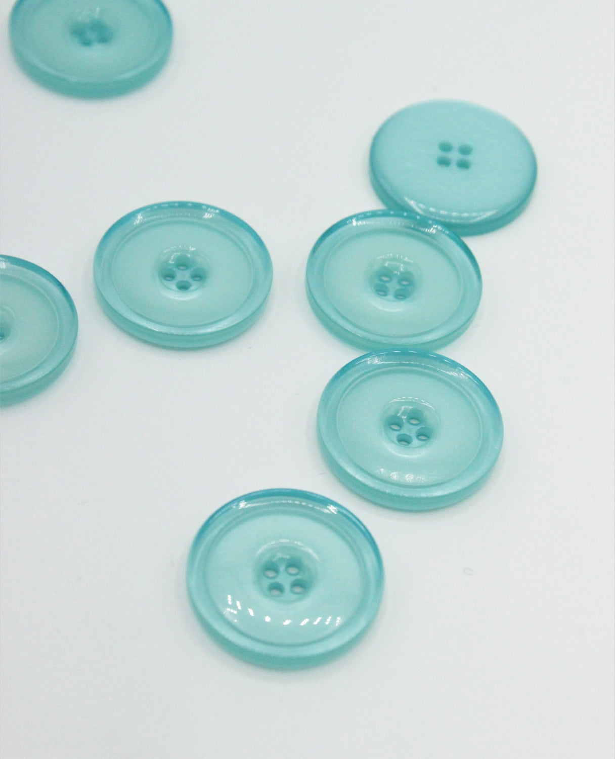 Nasturi De Plastic, 22mm, Turcoaz