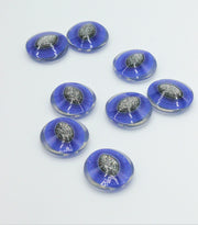 Nasturi De Plastic, 25mm, Albastru
