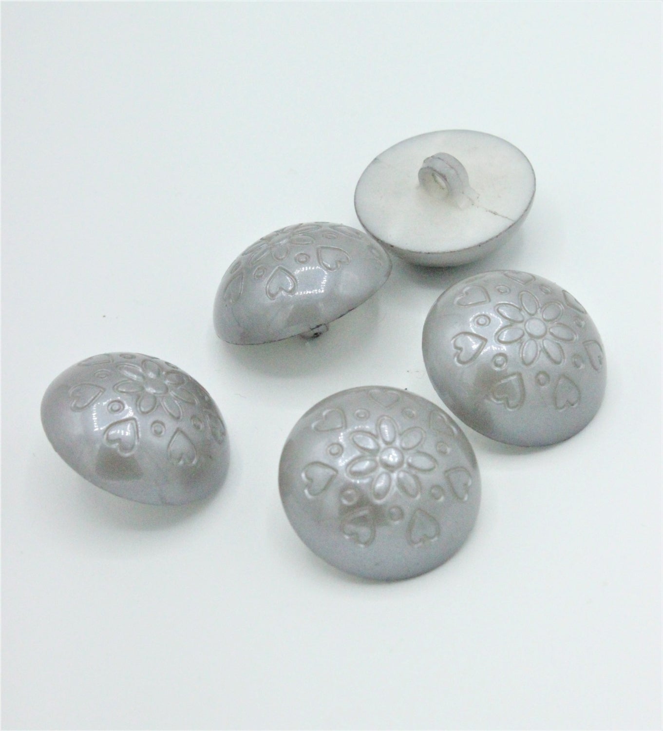Nasturi De Plastic, 25mm, Gri