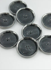 Nasturi De Plastic, 25mm Gri Inchis