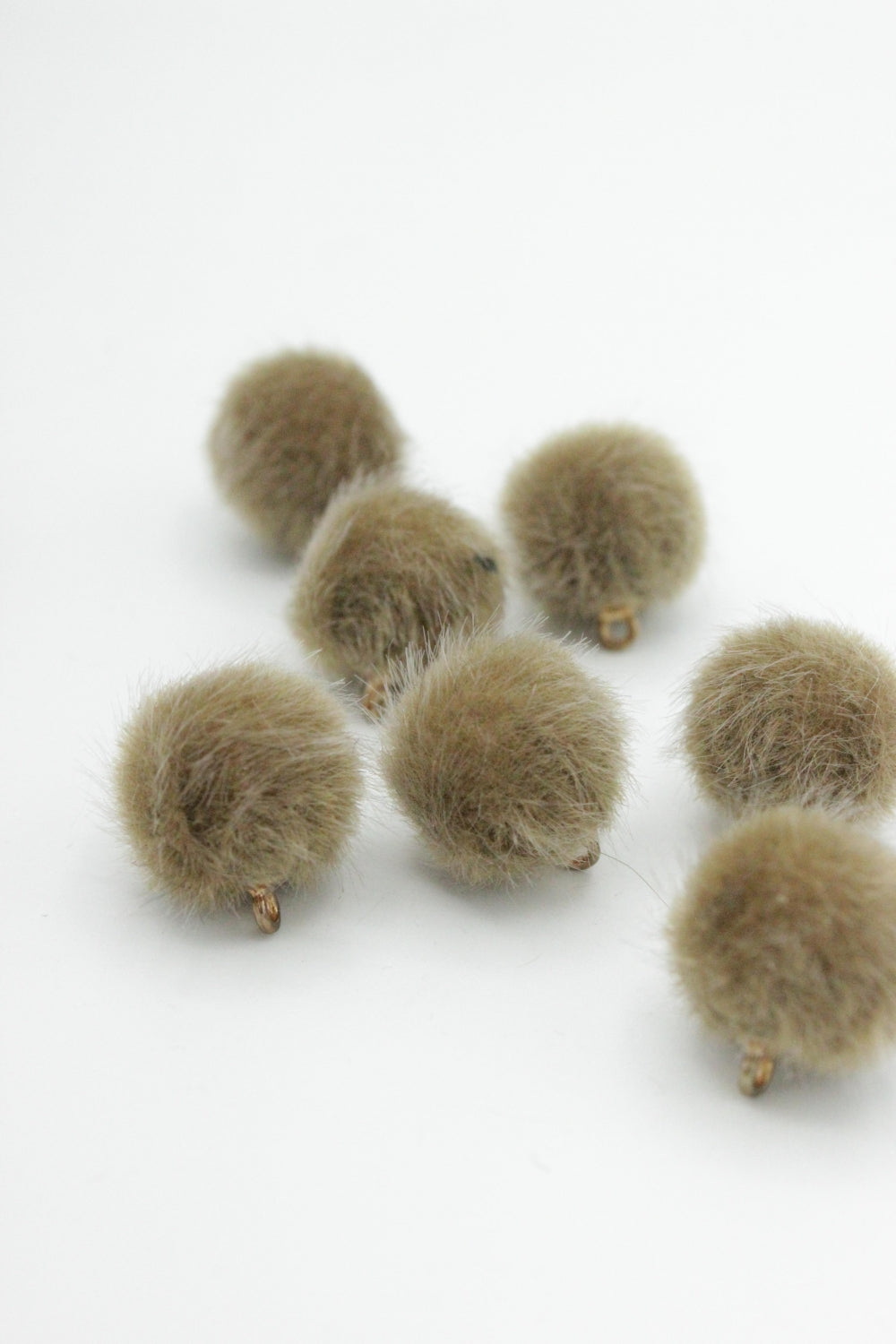 Nasturi Din Blana,15mm, Bej