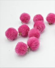 Nasturi Din Blana,15mm, Roz