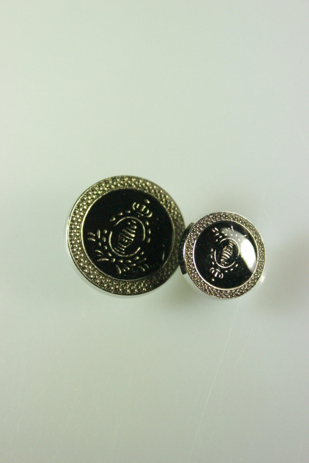 Nasturi Din Plastic, 20mm, Argintiu