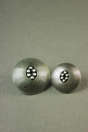 Nasturi Din Plastic, 23mm, Argintiu