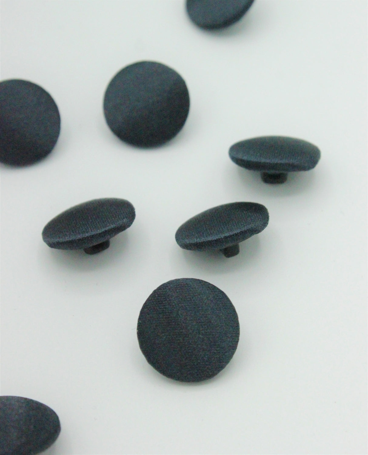 Nasturi Imbracati, 17mm, Bleumarin Satinat