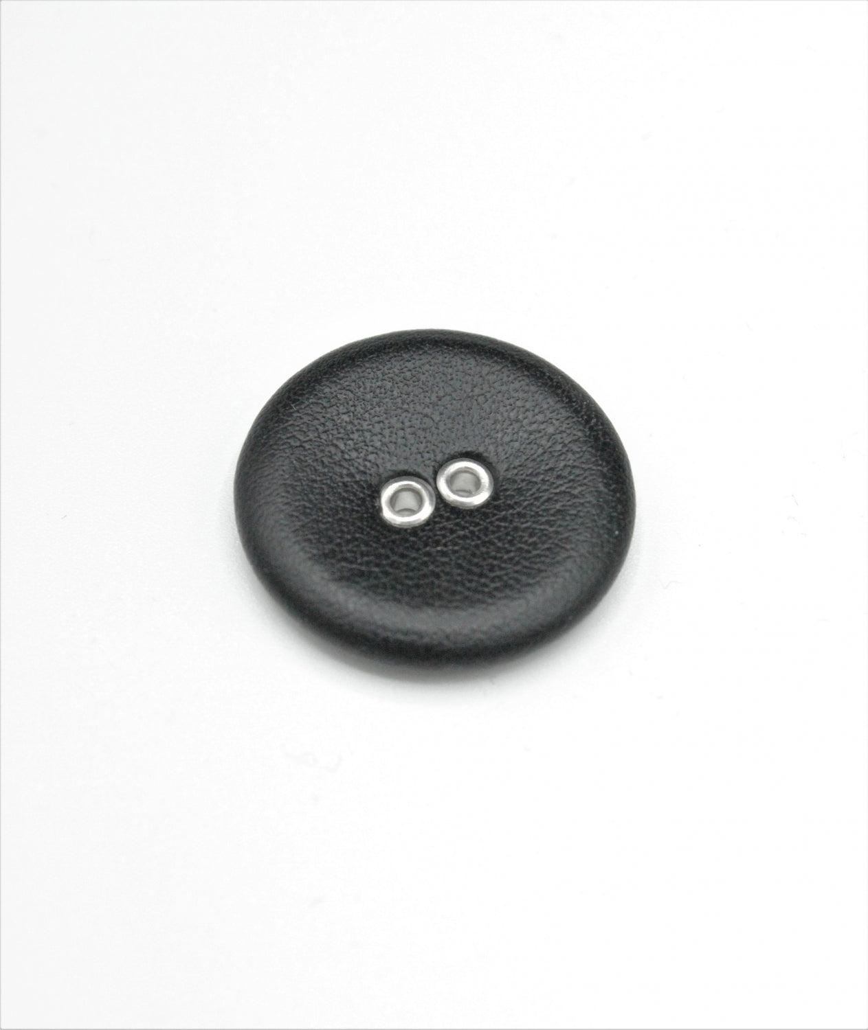 nasturi imbracati Cu Piele Ecologica, 25mm, Negru