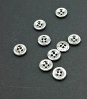Nasturi Metalici, 10mm, Argintii