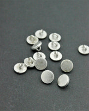 Nasturi Metalici, 10mm, Argintiu