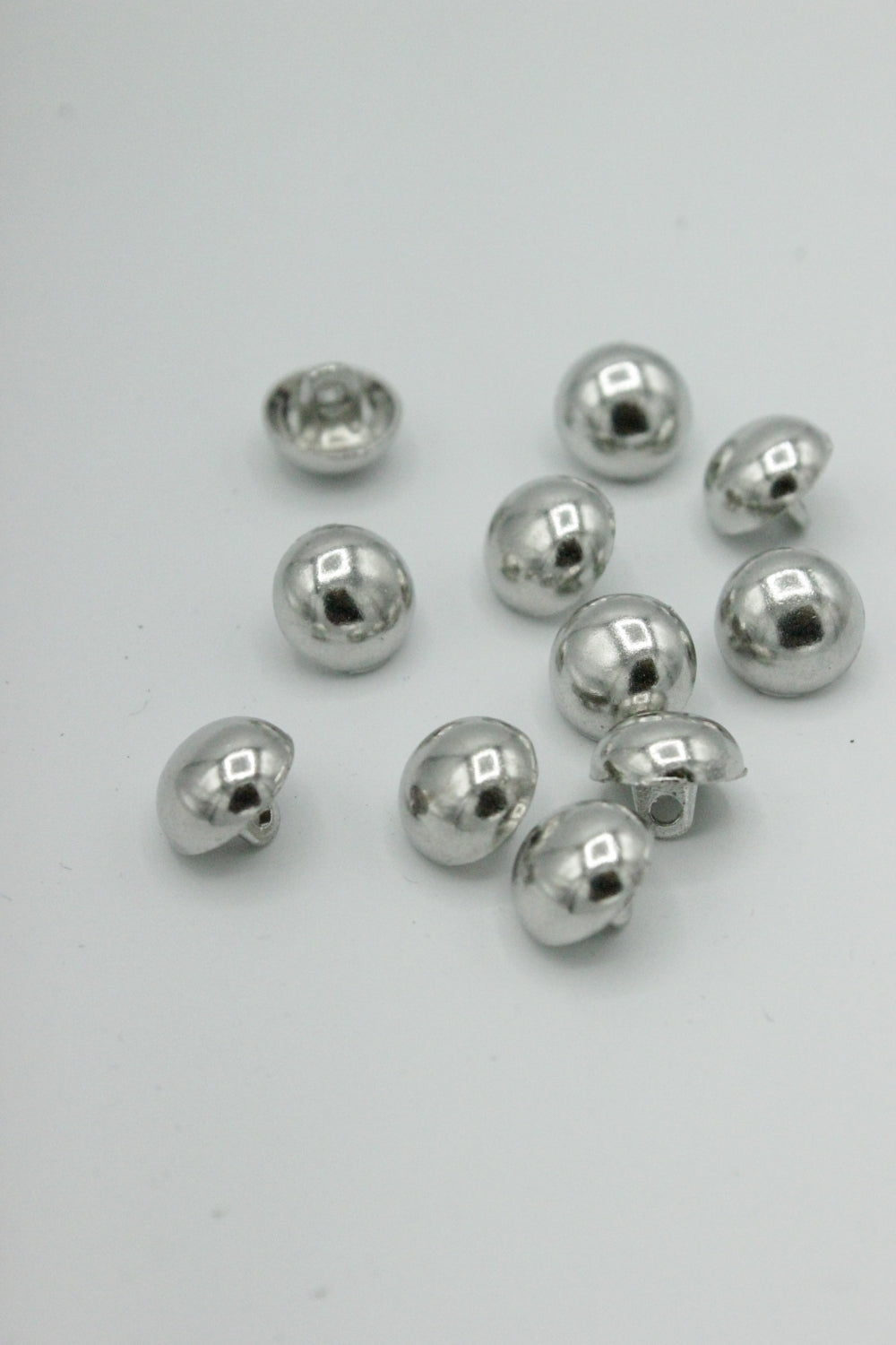 Nasturi Metalici, 11mm, Argintiu