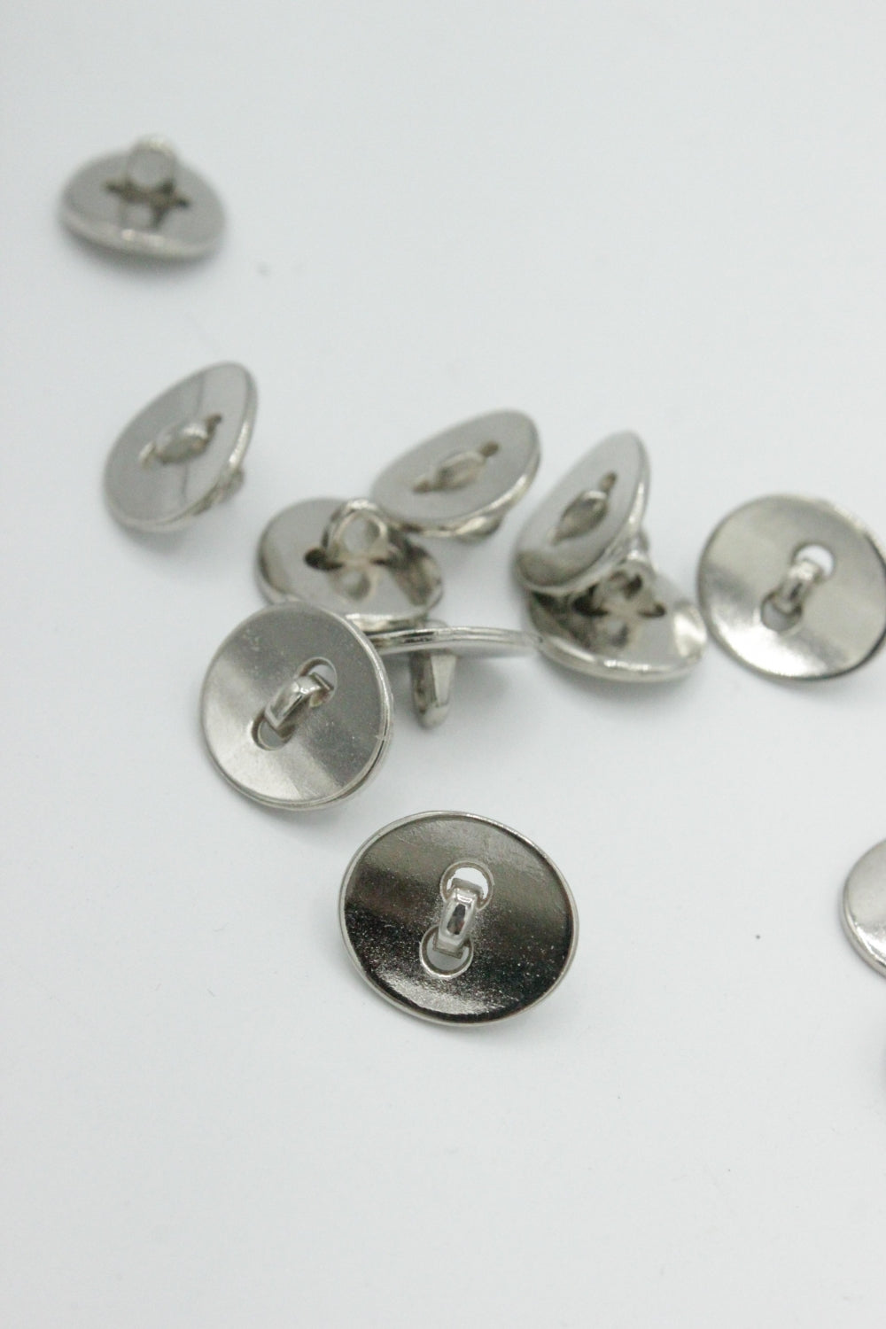 Nasturi Metalici 13x15mm, Argintiu