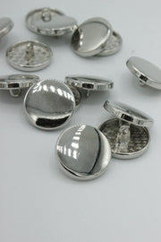 Nasturi Metalici, 17mm, Argintiu