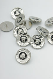 Nasturi Metalici, 17mm, Argintiu