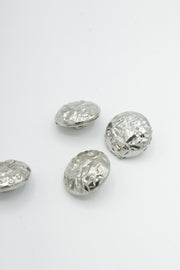 Nasturi Metalici, 18mm, Argintii