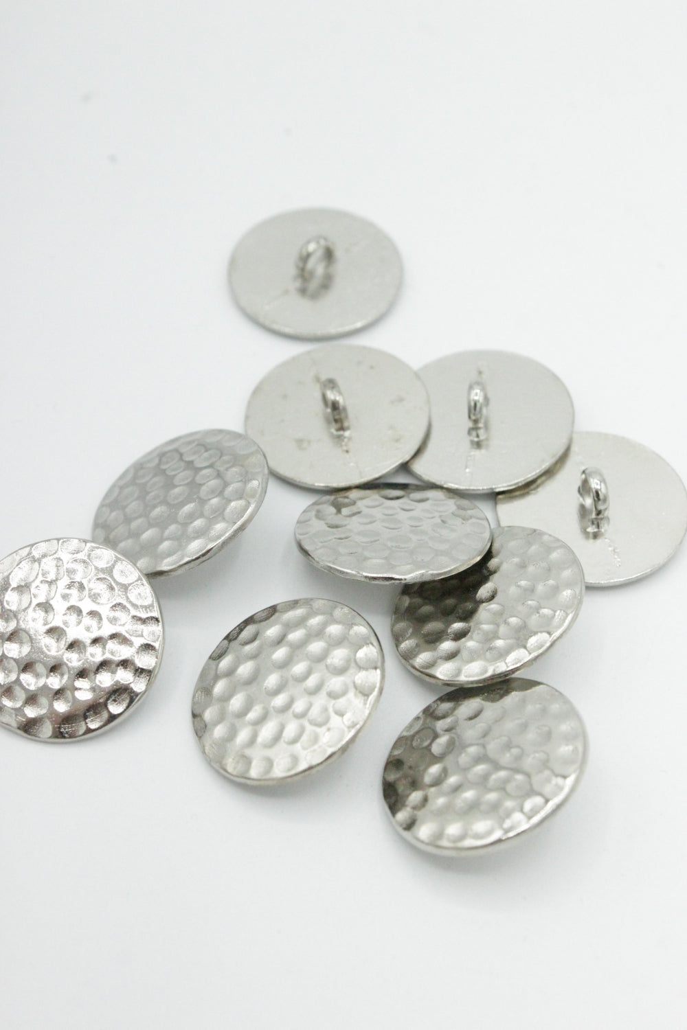 Nasturi Metalici, 20mm, Argintii