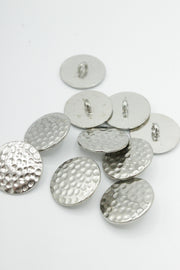 Nasturi Metalici, 20mm, Argintii