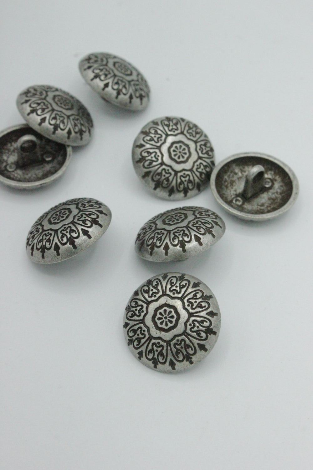 Nasturi Metalici, 20mm, Argintii