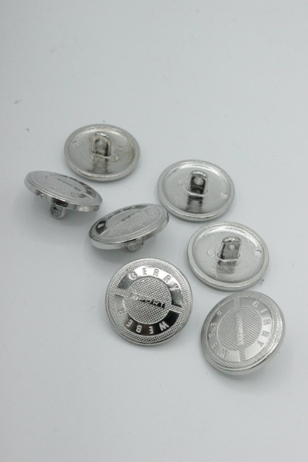 Nasturi Metalici, 20mm, Argintii