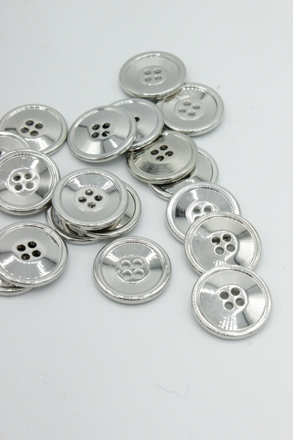 Nasturi Metalici, 20mm, Argintii
