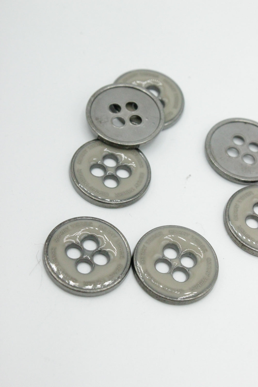 Nasturi Metalici, 20mm, Crem Gri