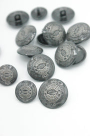 Nasturi Metalici, 20mm, Gri Inchis