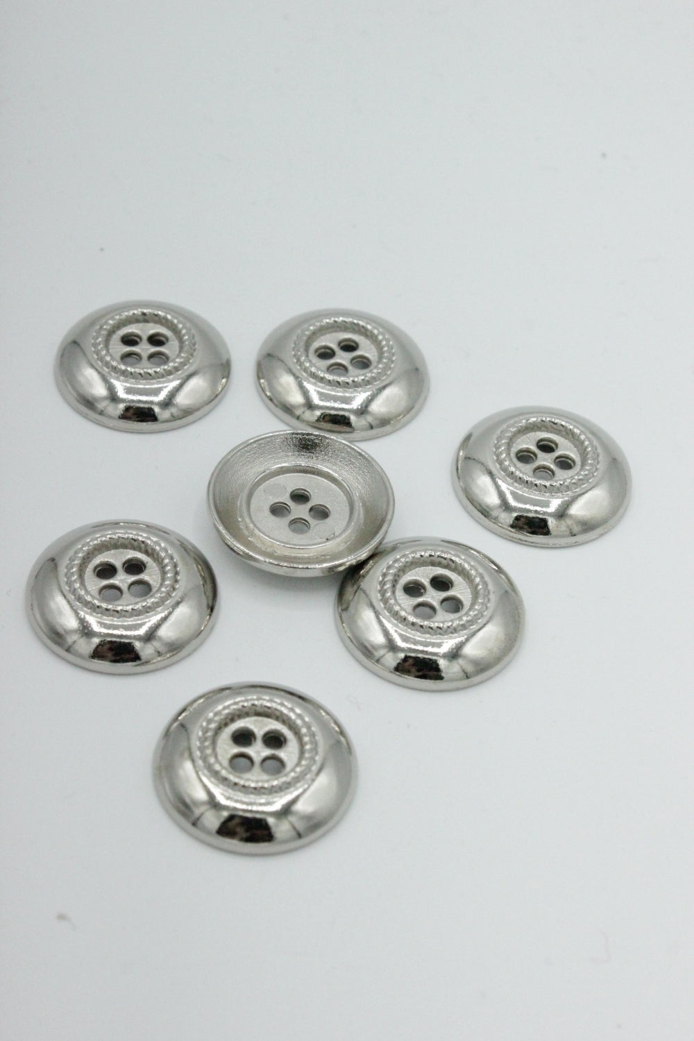 Nasturi Metalici, 22mm, Argintiu