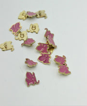 Nasturi Metalici Elefant Roz, 8mm