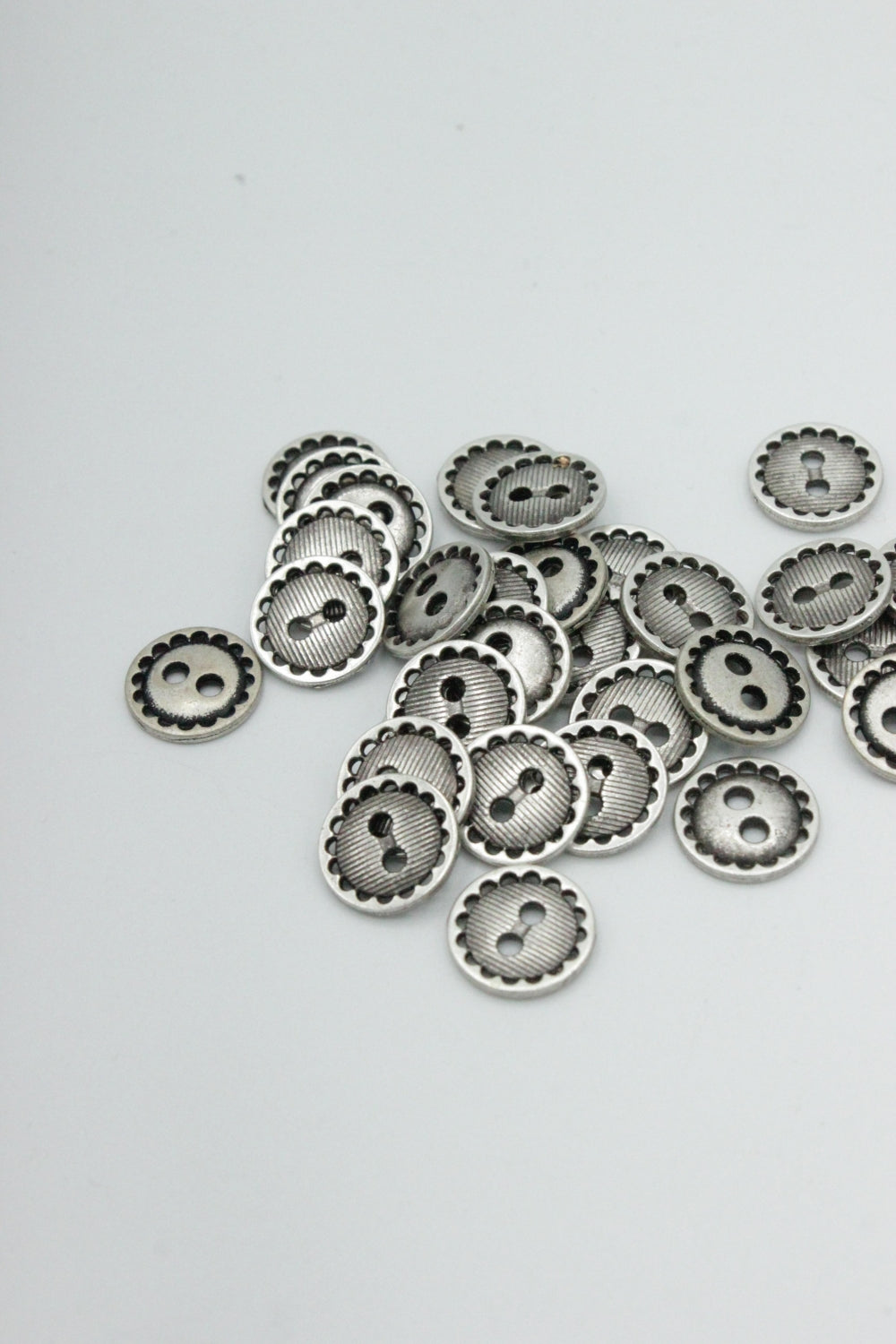 Nasturi Metalici,11mm, Argintiu