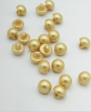 Nasturi Perla 10mm, Galben Portocaliu