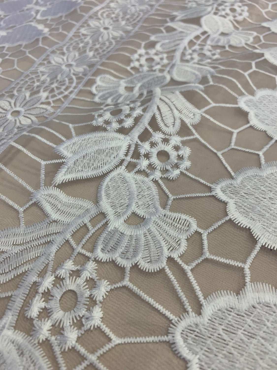 Organza Brodata Ivoire