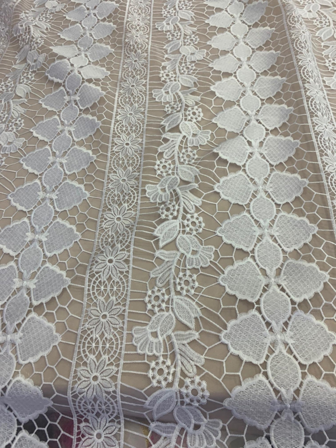 Organza Brodata Ivoire