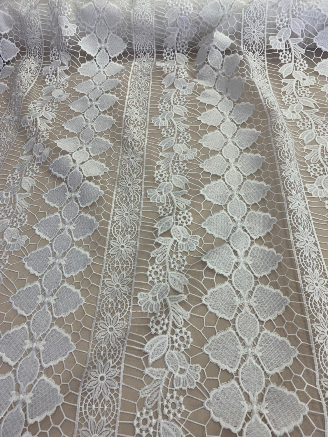Organza Brodata Ivoire
