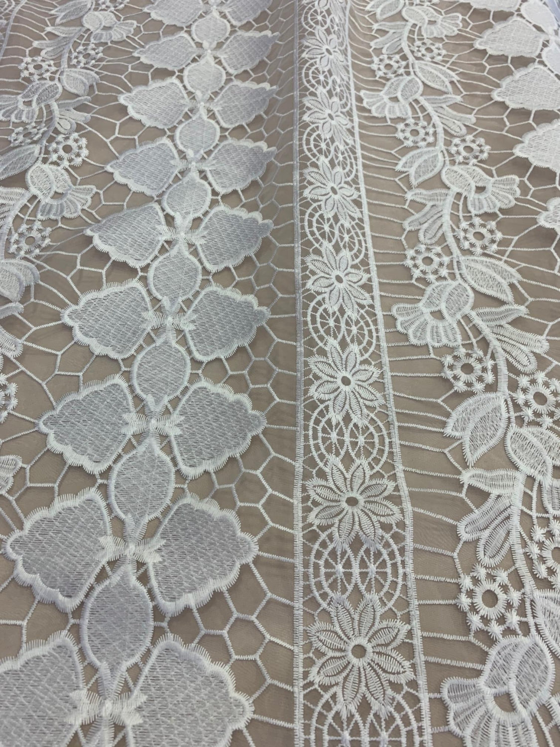 Organza Brodata Ivoire