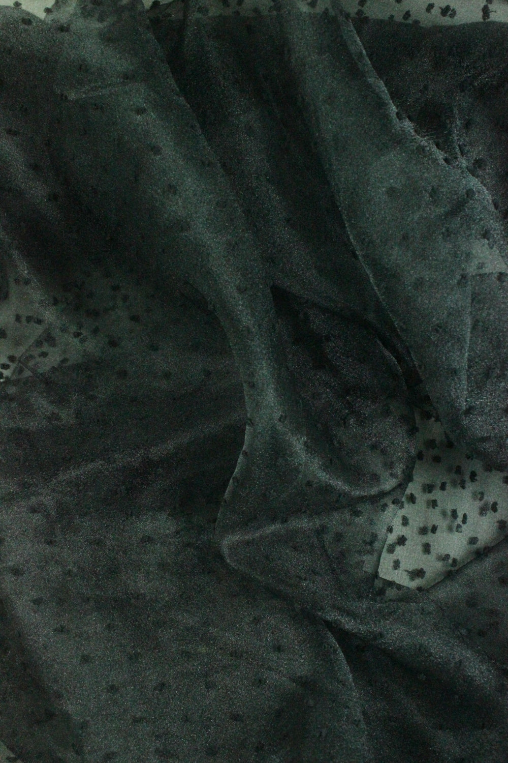 Organza Cu Picouri, Negru