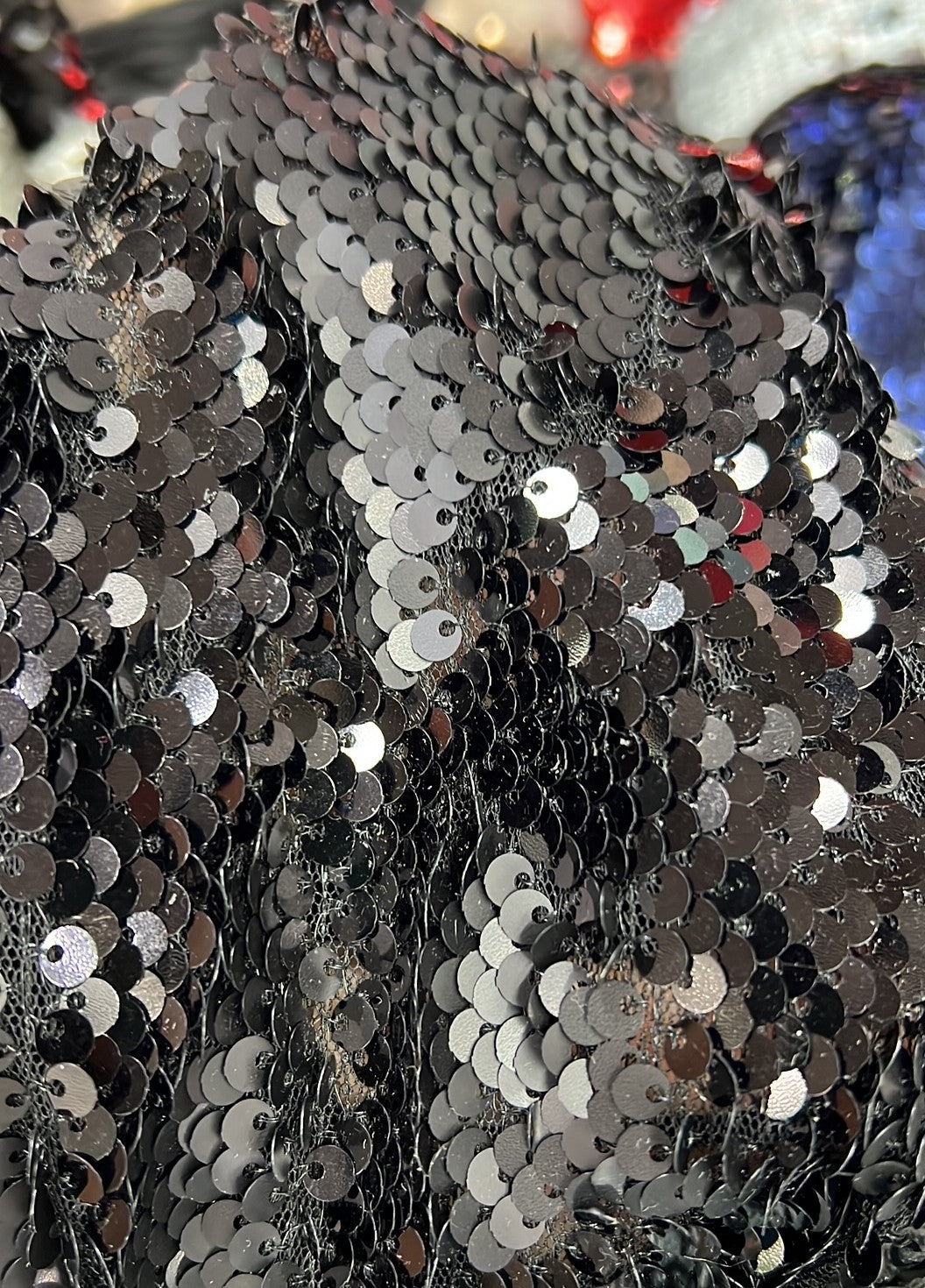Paiete Reversibile Pe Tull Elastic, Negru Mat Si Negru Lucios