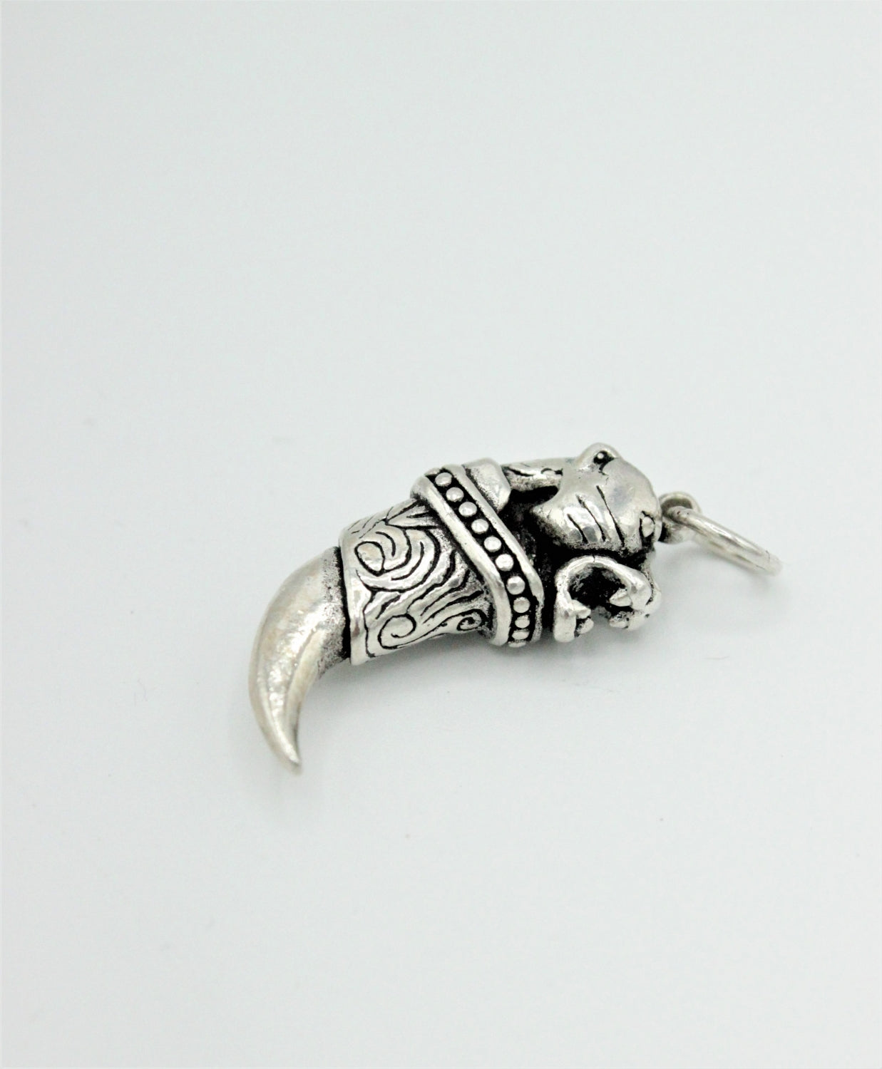 Pandantiv Tibetan Din Argint 925, 27x12mm