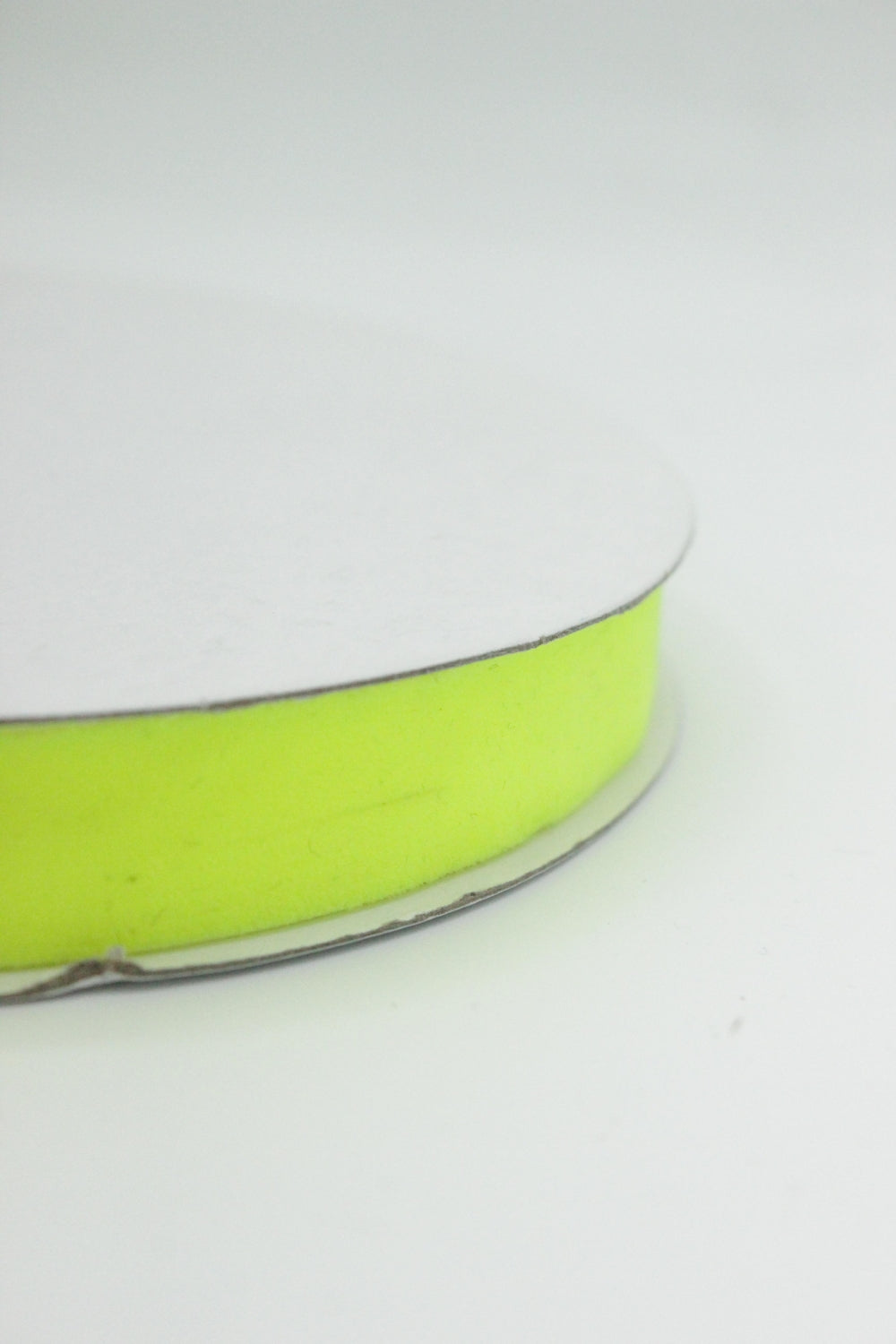 Panglica De Catifea 19mm, Galben Neon