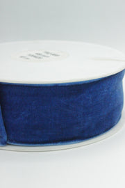 Panglica De Catifea 49mm, Albastru