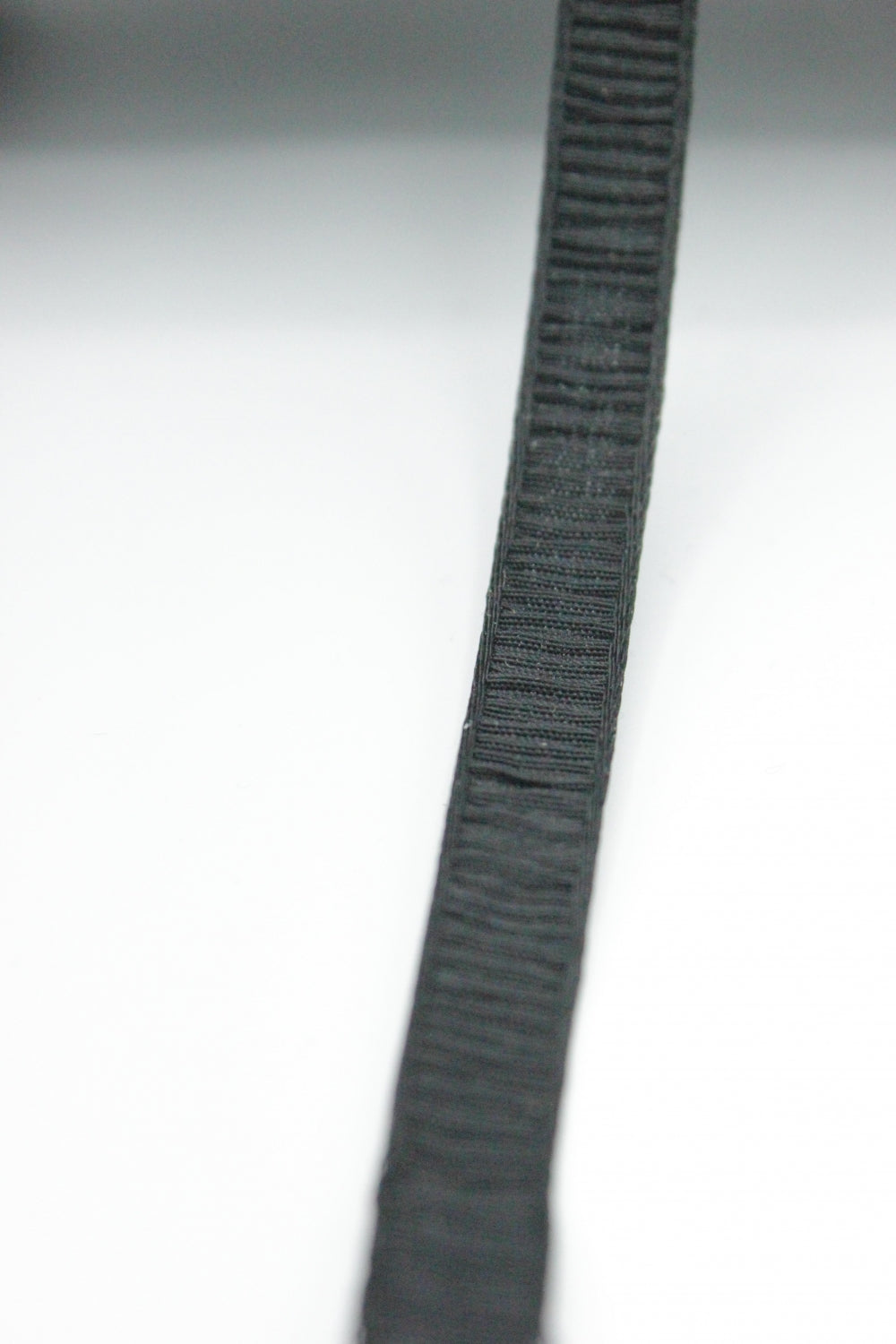 Panglica Decorativa Fronsata 10mm, Negru