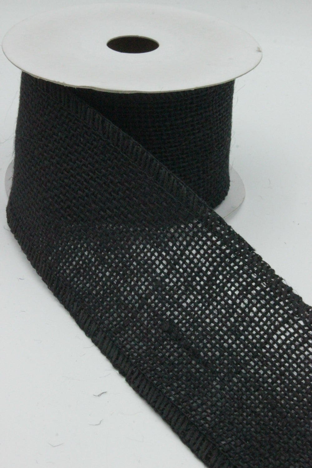 Panglica Decorativa Din Iuta, 60mm, Negru