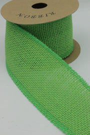 Panglica Decorativa Din Iuta, 60mm, Verde