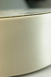 Panglica Dublu Satinata, 50mm, Crem