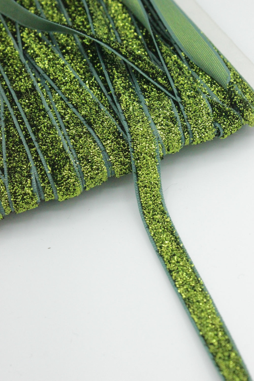 Panglica Lurex 10mm, Verde