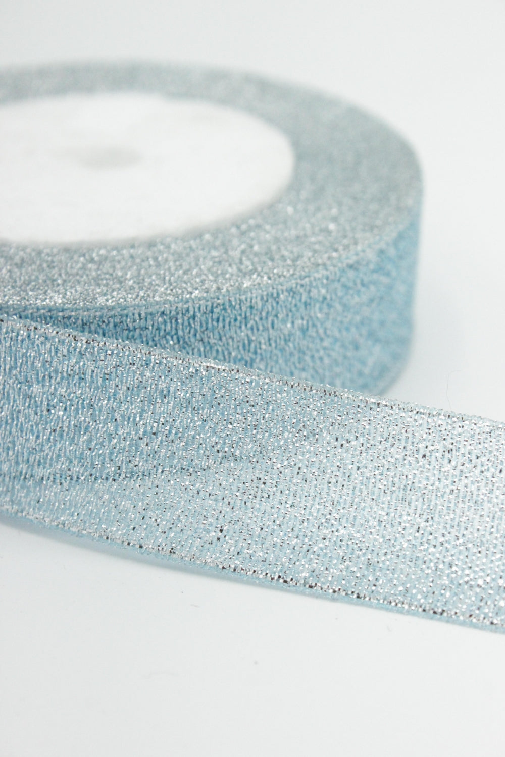Panglica Lurex, 25mm, Bleu
