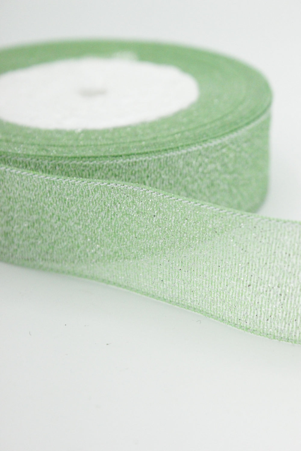 Panglica Lurex, 25mm, Verde