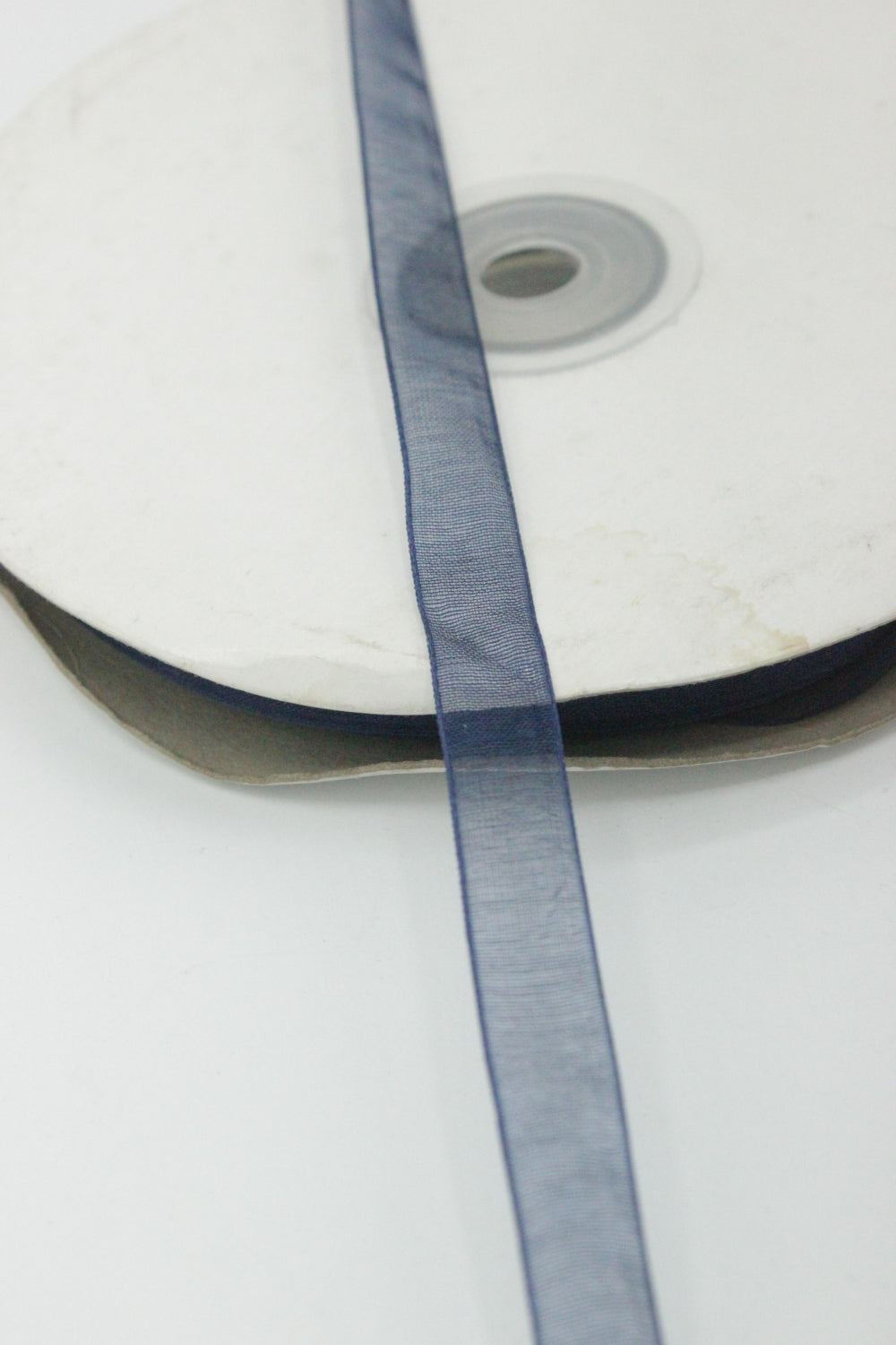 Panglica Organza 10mm, Bleumarin