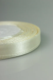 Panglica Saten 10mm, Crem, 22m/Rola
