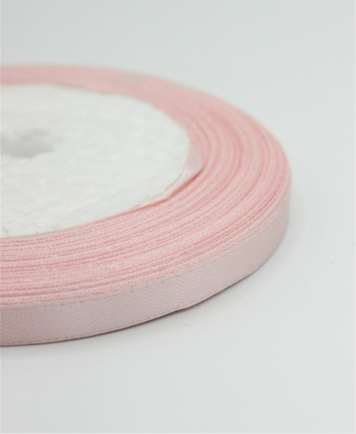 Panglica Saten 10mm, RozPastel, 23m/Rola