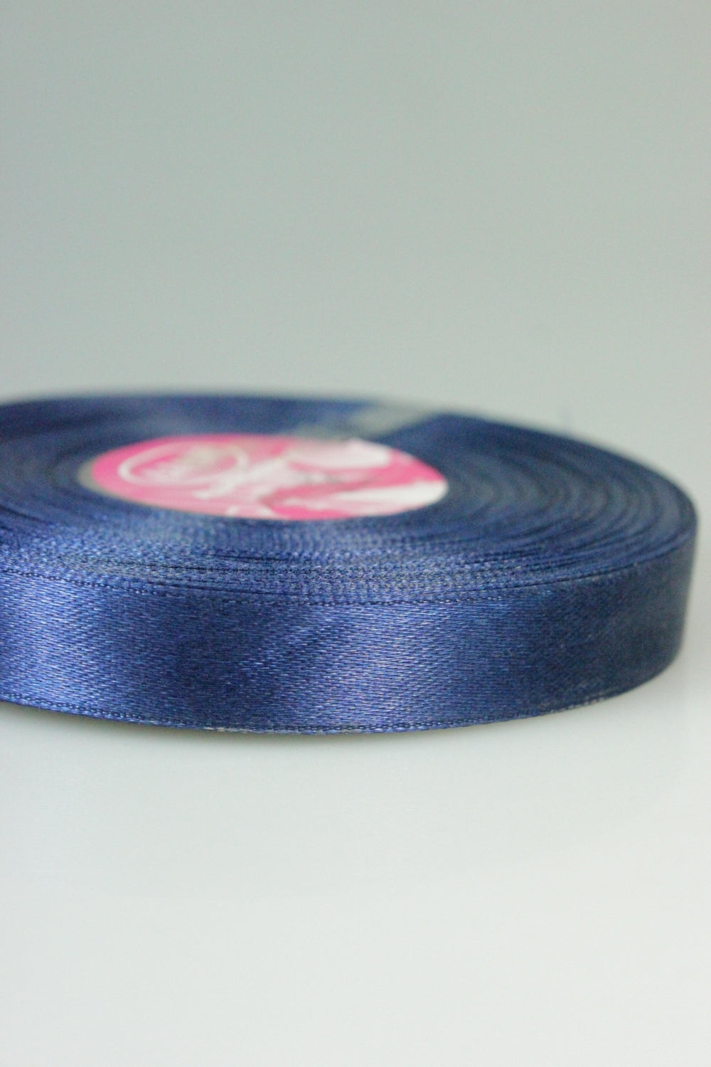 Panglica Saten 12mm, Bleumarin, 33m/Rola